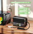 Noeifevo 14.6V 30A LiFePO4 battery charger for 12V 12.8V LFP battery