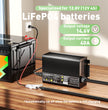 Noeifevo 14.6V 40A LiFePO4 battery charger for 12V 12.8V LFP battery